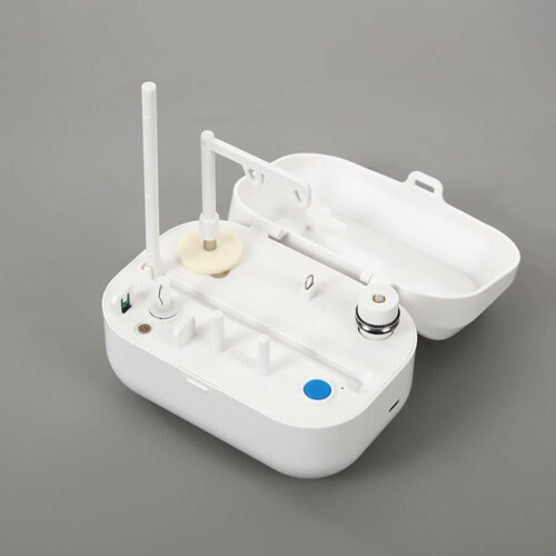 Junterone Sewing Machine Bobbin Winder, Portable Automatic Bobbin Winder with Plastic Bobbin for Sewing and Crafts Use 1