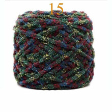Crochet Wool Color Chenille Yarn Velvet Color coarse Yarn 175 g Cotton Baby Cotton Chenille Soft Knitting coarse Grain 5 Pieces-CN_15