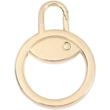 Gold Zipper Pull, Zipper Pull Replacement, Detachable Metal Zipper Puller Zip Slider Extender Handle Mend Fixer for Suitcase Luggage Backpack Jacket