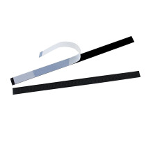 AwePackage Peel-and-Stick Tin Tie - 5-1/2 inch (Black, 500)