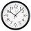 Universal Universal 11641 Round Wall Clock, 13-1/2in, Black 1