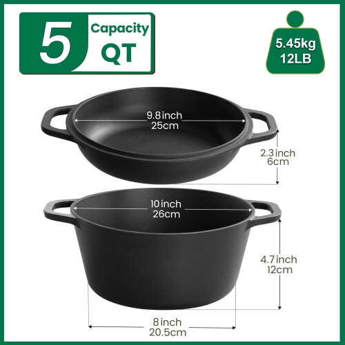 Chef Power dutch oven 26CM, black 1