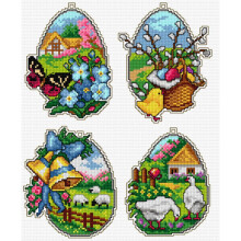 Orchidea Easter Oranaments Plastic Canvas Kit