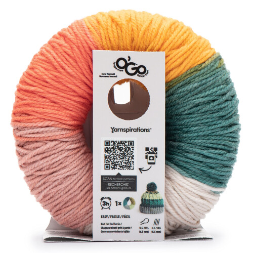Spinrite Caron Colorama O'Go Yarn-First Blush 2