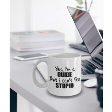 Guide Gift Guide Coffee Mug Guide Mug Yes Im A Guide But I Cant Fix Stupid