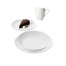 Aida 35157 DINNERSET 16 Pieces Relief White