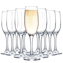 UMEIED Champagne Glasses, Set of 12 Champagne Flutes with Classic Shape, Long stem Sparkling Wine glasses for Wedding, Restaurant, Bar, Wine Toasting