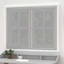 Soleil d'ocre Net Curtain 60 x 90 cm Grey