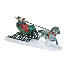 Department 56 "Dashing Through The Snow" Porcelain Accesory