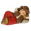 THUN Shepherd Sleeping Ceramic Crib Classic Red 2