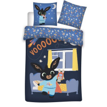 Aymax Bedding Set 90 cm Kiss Mickey and Minnie Mouse – Duvet Cover and Cushion Cover