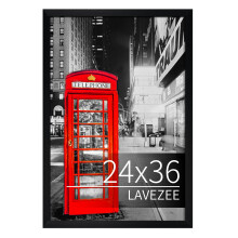 Lavezee 24x36 Black Poster Picture Photo Frame, 1 Pack