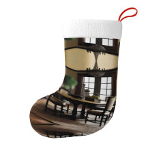 XZDCAL DreadfulDecor Festive Plush Hanging Stocking for Holiday Celebrations, Promotions, Events Decor