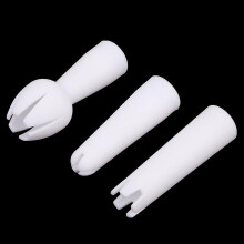 3Pcs White Set Whip Cream Dispenser Head Whipped Nozzle Mounting Mouth Base Tips Dinning Bar Whip Special Head Cream Chargers and Whippers