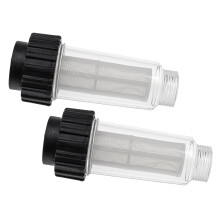 vhbw 2x Anti-Dirt Filter compatible with Kärcher K 4.20 M T250, K 4.00 EcoSilent, K 4.200 Pressure Washer with 3/4" Water Connection