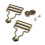 Dritz 1-1/4", 2 Sets, Overall Buckles, Antique Brass 2 Count 4