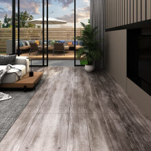 Hardware,Building Materials,Flooring & Carpet,Self-Adhesive PVC Flooring Planks 5.21 m? 2 mm Matt Wood Brown