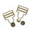 Dritz 1-1/4", 2 Sets, Overall Buckles, Antique Brass 2 Count 3