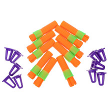 Milisten 10pcs Plastic Oil Pastel Extender Crayon Holder with Pen Cap Connector for Artists Crayon Lengthener Tool for Comfortable Drawing and Long C