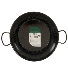 San Ignacio Deep Frying pan, deep Bottom, enameled with Handles 28 cm LA DEHESA Collection