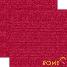 Reminisce Passports 12 by 12-Inch Double Sided Scrapbook Paper, Rome