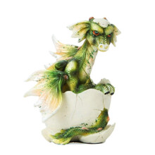 Pacific Trading Green Dragon Hatchling Figurine New