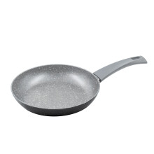 Zanetti - Duracemetra Non-Stick Frying pan, Suitable for All hobs Including Induction, Non-deformable Base, Thick Coating, Soft Touch Handle, Diamete