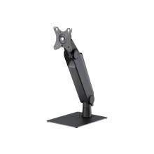 Goobay Freestanding Table Monitor Mount for Monitors from 17 to 32 Inches (43-81 cm), Max. 8 kg, Fully Movable Table Stand, VESA 75/100 mm, Black / 7