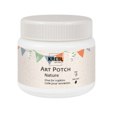 KREUL 49141 – Art Potch Nature, Transparent, 150 ml, Water Adhesive for Napkin Techniques and Decorations, for Wood, Ceramic, Stone and Cardboard