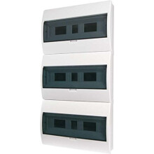 Eaton 284640 Eco Small Wall-Mount Distribution, 3-row, 12 TE, IP40