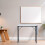 Well Home Desk with Document Holder in Off-White H.74 cm 2