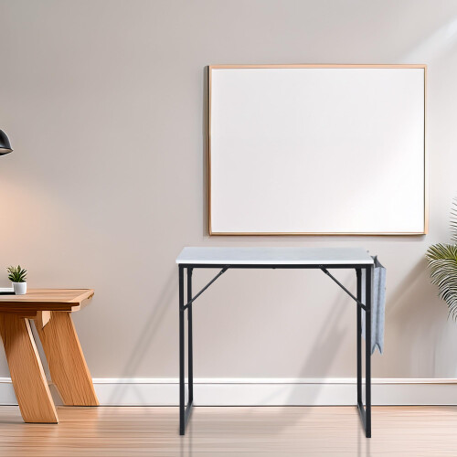 Well Home Desk with Document Holder in Off-White H.74 cm 1