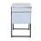 Well Home Desk with Document Holder in Off-White H.74 cm 8
