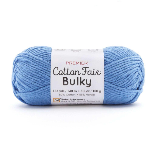 Premier Yarns Cotton Fair Bulky Yarn - Solid-Orchid 1