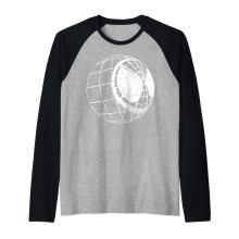 Marvel Spider-Man Far From Home Mask Globe Stencil Raglan Baseball Tee