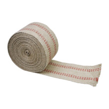 LC LICTOP 3.54" W Jute Braided Strap DIY Craft for Chair Sofa Repair Carpet Edging Home Upholstery Decoration Handicraft Production Cable Wrapping 2.