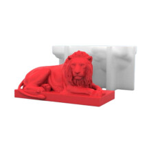 3D Lion Statue Silicone Molds Aromatherapy Candle Making Molds DIY Cake Bread Chocolate Molds Handmade Soap Resin Molds