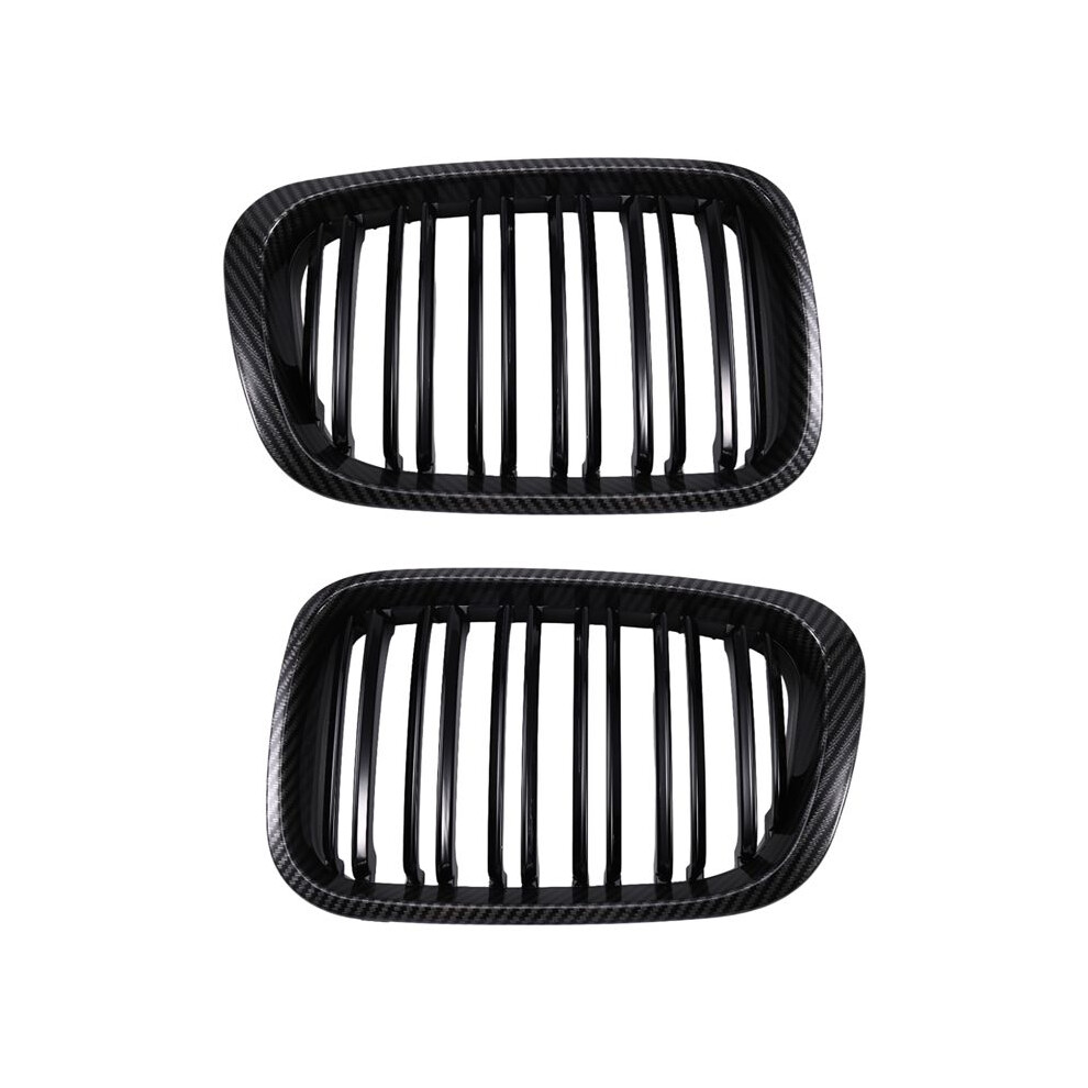 Fits For E46 1998-2001 4D 325I 328I 330I Carbon Fiber Car Front Kidney Grille Grill 6031960043084