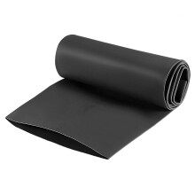 Heat Shrink Tubing, 90mm Diameter, 147mm Flat Width, 2:1 Shrink Ratio, 1m Length, Black