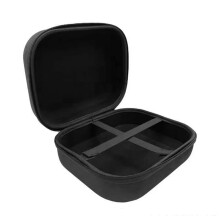 VR Headset Storage Bag Compatible With Pico Neo3/Neo4 Hardshell Shockproof Carrying Case With Dual Zippers Black