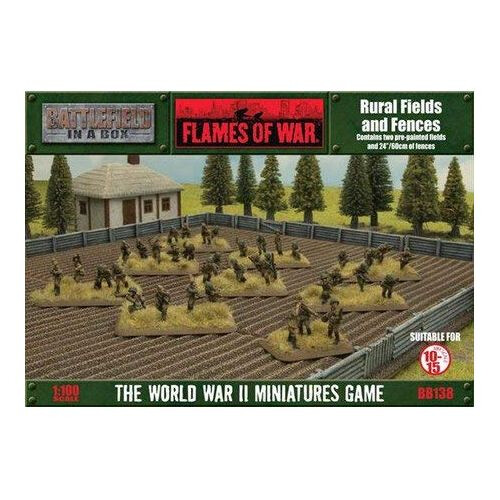 Rural Field and Fences - Tabletop Miniatures Wargame