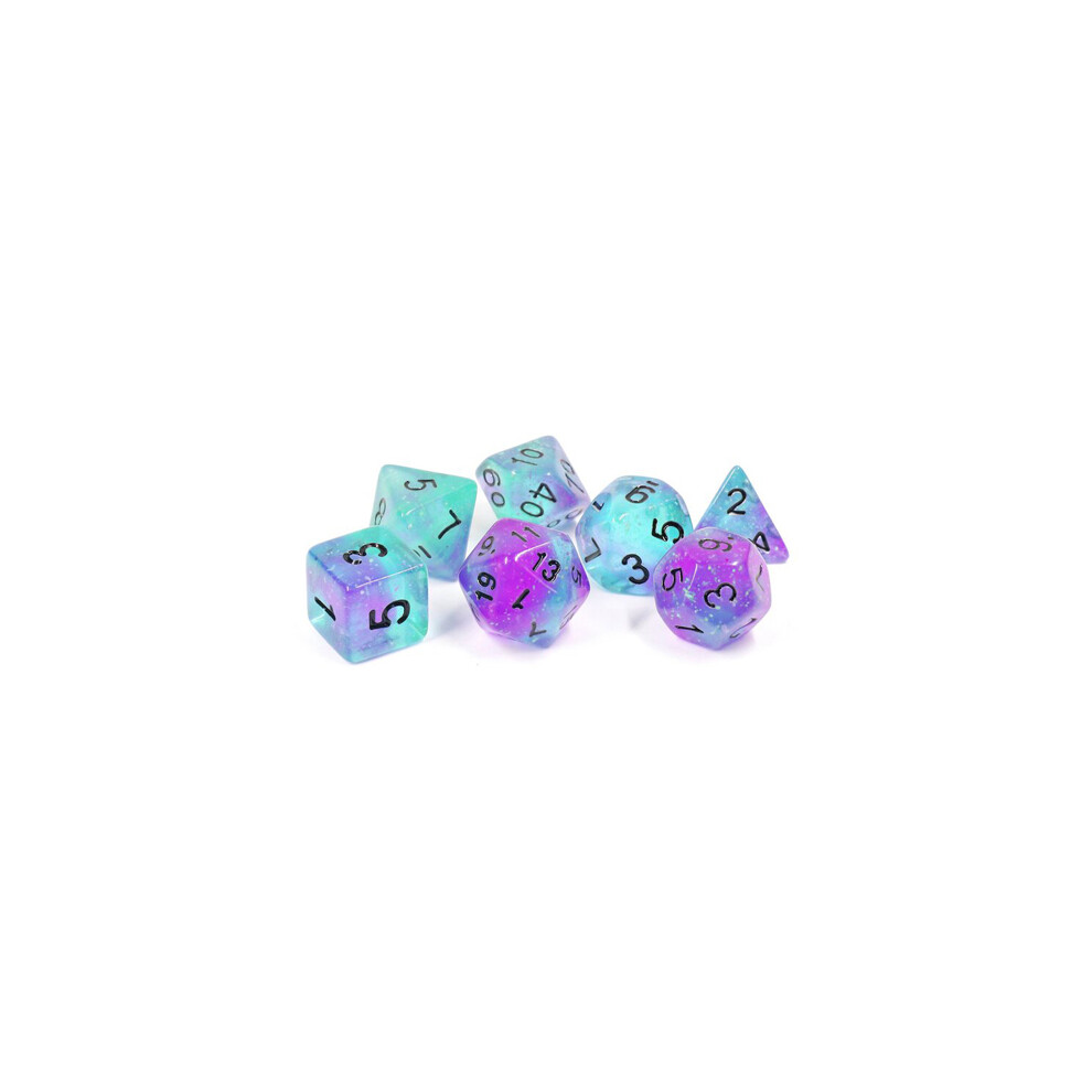 Photos - Other Toys Sirius Dice: Peacock Glowworm Polyhedral Dice Set - Board Game