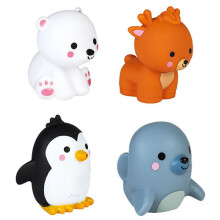 4 Getti da Bagno Animali Polari - JANOD - AUC3700217347048 - Blu - PVC - Da 9 mesi