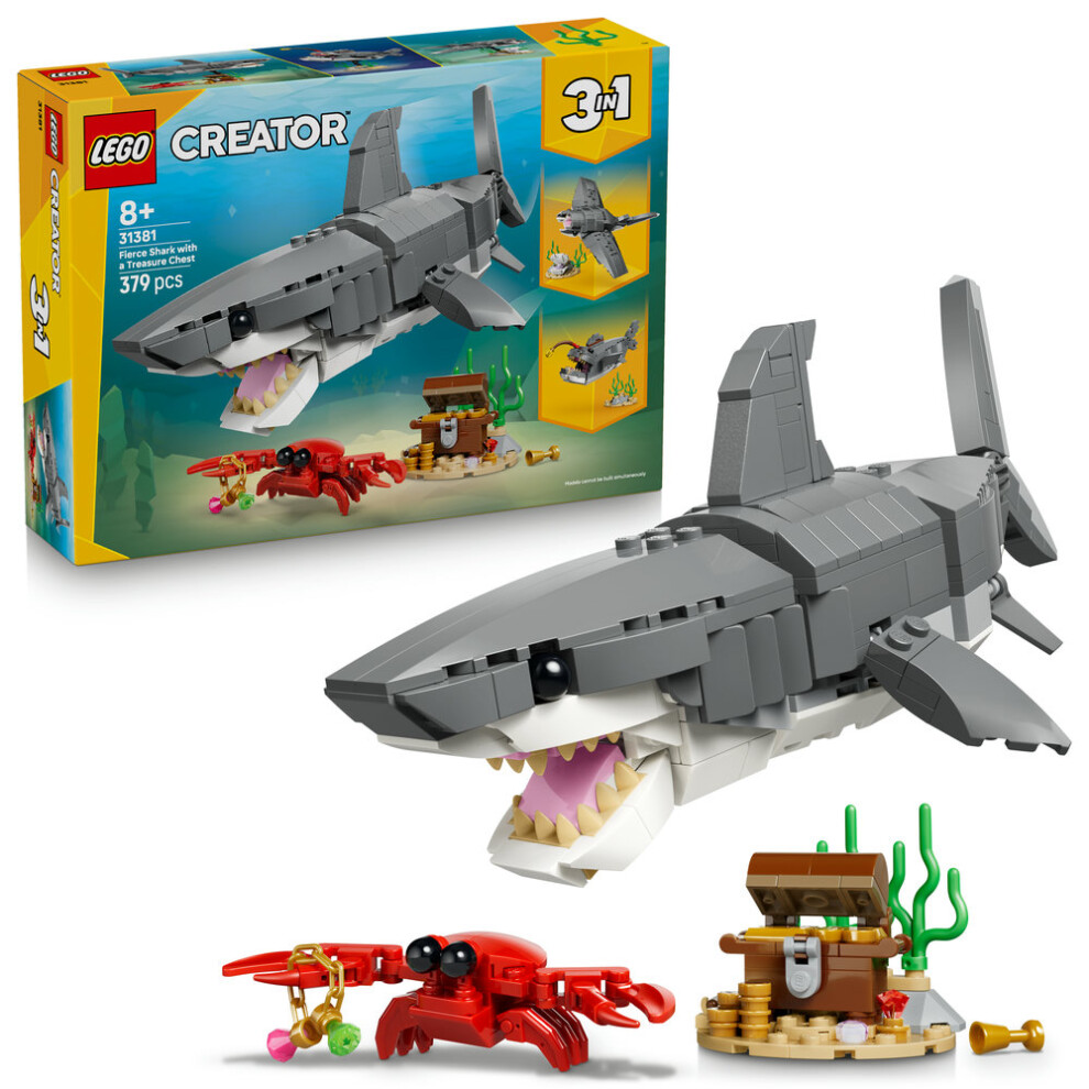 LEGO Creator 31381 Fierce Shark with a Treasure Chest Age 8+ 379pcs - Image 23