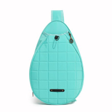 Lightweight Tennis Backpack WaterResistant Badminton Bag With Adjustable Shoulder Strap MultiCompartment 400g Green
