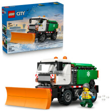LEGO City 60490 Der Schneepflug - Konstruktionsspielzeug ab 6 Jahren - Geschenk für Jungen oder Mädchen
