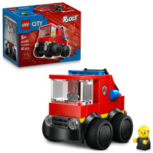 LEGO City 60482 Fahrzeuge - Das Feuerwehrauto - Kreatives Spiel ab 5 Jahren - Geschenkidee