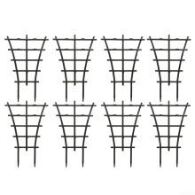Plant Support Trellis GridCombination Stacking Design Durable PP Material Reusable 8Piece Set For Indoor Garden Plants