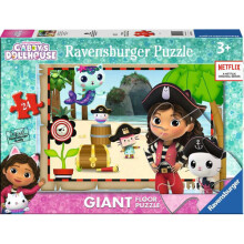 Gabby's Dollhouse, 24pc Giant Floor Puzzle - Jigsaw Puzzle