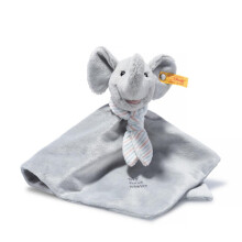 My first Steiff Ellie elephant comforter, light grey - Plush Soft Toy
